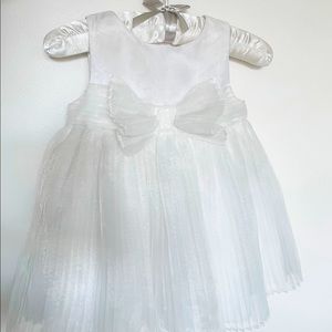 12-18 Months Janie and Jack Whitr Flower Girl Dress